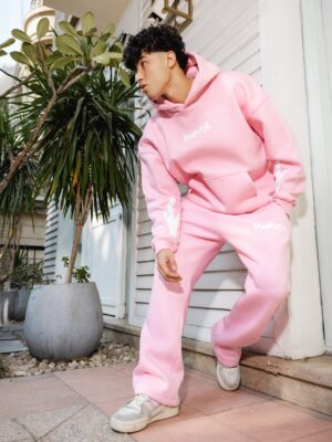 Pink Hoodie & Joggers Set – A Unique & Trendy Look