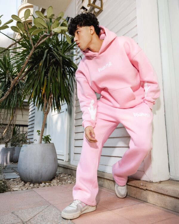 Pink Hoodie & Joggers Set – A Unique & Trendy Look